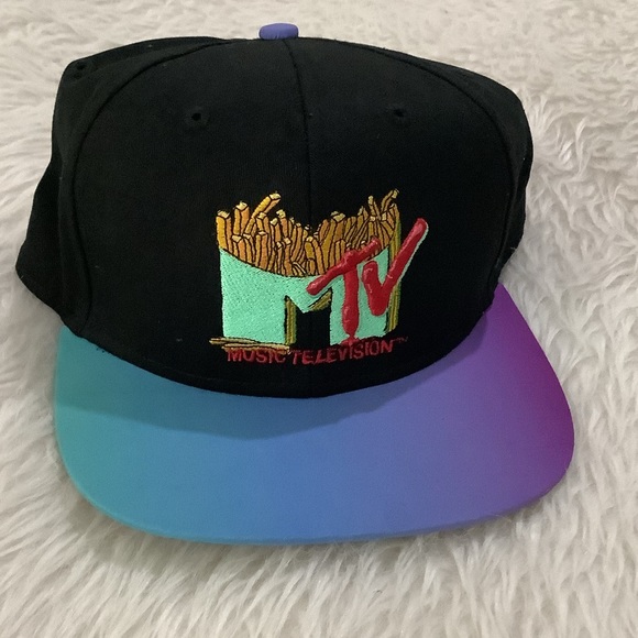 MTV Other - MTV French fries black rainbow hat